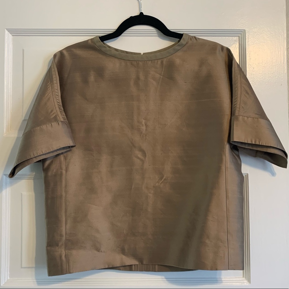 CHLOE gold/brown sheen top - absolute classic! 36